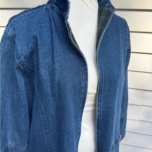 NorthStyle Indigo Cotton Jacket denim flannel lined